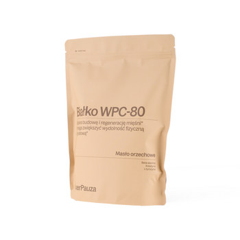 SuperPauza Białko WPC-80 Super wydolność, proszek, masło orzechowe, 750 g