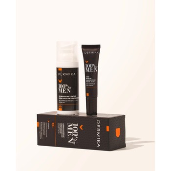 Dermika 100% For Men 40+, wygładzający skórę krem przeciw zmarszczkom, 50ml