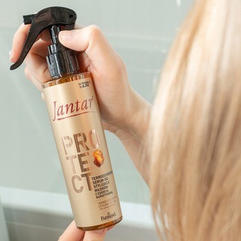 Jantar, termochronne serum do włosów z esencją z bursztynu, 200 ml