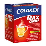 Coldrex MaxGrip, proszek do sporządzania roztworu doustnego, 14 sasz.