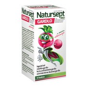 Natursept MED gardło, lizaki o smaku wiśniowym, 6 szt.