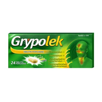 Grypolek, tabletki powlekane, 24 szt.