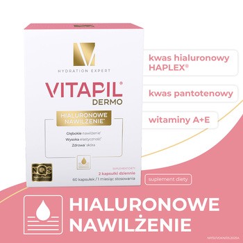 Vitapil Dermo Hialuronowe Nawilżenie, kapsułki, 60 szt.
