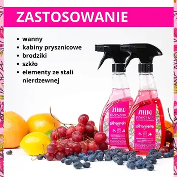 Zielko, Płyn do kabin prysznicowych, winogron, 500 ml