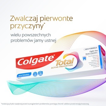 Colgate Total Whitening, wybielająca pasta do zębów, 75 ml