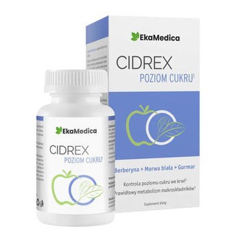 EkaMedica Cidrex Poziom cukru, kapsułki twarde, 60 szt.
