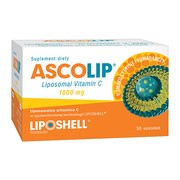 alt Ascolip Liposomalna witamina C 1000 mg, smak cytrynowy i pomarańczowy, saszetki, 30 szt.