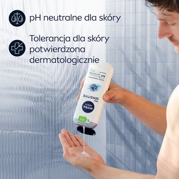 Nivea Men, żel pod prysznic, Sensitive, 500 ml