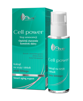 Ava Cell Power, koktajl na szyję i dekolt, efekt liftingu, 30 ml