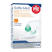 PiC Soffix Med, plastry pooperacyjne, antybakteryjne, 12 x 10 cm, 5 szt.