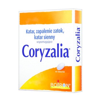 Boiron Coryzalia, tabletki na stany katarowe, 40 szt.