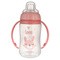 Canpol Babies, kubek treningowy Cute Animlas, 320 ml, róż, 1 szt.