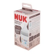 NUK Perfect Match Bawełna, butelka 150 ml z silikonowym smoczkiem, 1 szt.