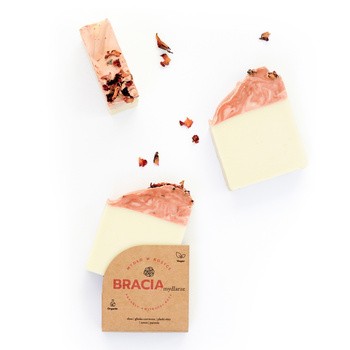 Bracia Mydlarze, mydło w kostce, Poranek kwitnącej róży, 120 g