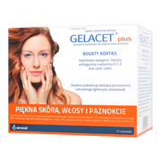 Gelacet Plus, proszek do rozpuszczania, saszetki, 21 szt.