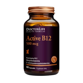 DoctorLife Active B12 500 µg, kapsułki, 60 szt.