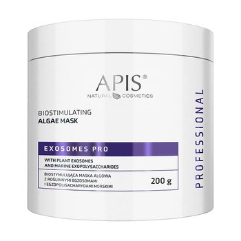 Apis Exosomes Pro, biostymulująca maska algowa z roślinnymi egzosomami i egzopolisacharydami morskimi, 200 g