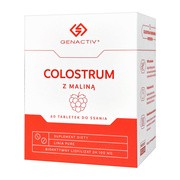 alt Genactiv Colostrum z maliną, tabletki do ssania, 60 szt.