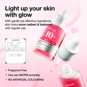 Anua Niacinamide 10% + TXA 4%, serum rozjaśniające i redukujące przebarwienia, 30 ml