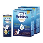 Zestaw 2 x Bebilon Advance Pronutra 3, Junior, formuła na bazie mleka po 1. roku życia, proszek, 1000 g + Bebilon Junior, gotowa do picia wzbogacona formuła na bazie mleka, od 2. do 6. roku życia, 1l https://azcdn.doz.pl/image/d/product/baf3128b-scale-180x180.png