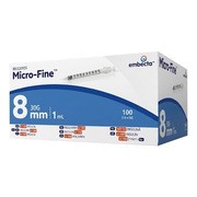 Micro-Fine, strzykawki insulinowe, jednorazowe, 1ml 30G x 8 mm x 100 szt. https://azcdn.doz.pl/image/d/product/2c1229b2-scale-180x180.png
