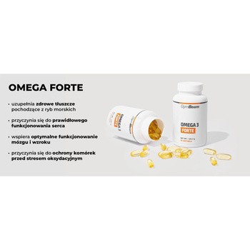 GymBeam Omega 3 Forte, kapsułki, 90 szt.