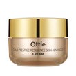 OTTIE Gold Prestige Resilience Skin Advanced Cream, przeciwzmarszczkowy krem do twarzy z koenzymem Q10, 50 ml