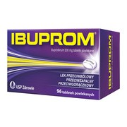 Ibuprom, 200 mg, tabletki powlekane, 96 szt.