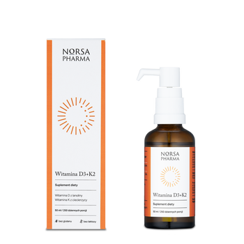 Norsa Pharma Witamina D3+K2, płyn, 50 ml