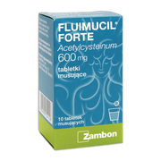 Fluimucil Forte, 600 mg, tabletki musujące, 10 szt.