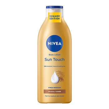 Nivea Sun Touch, brązujący balsam do ciała, 400 ml