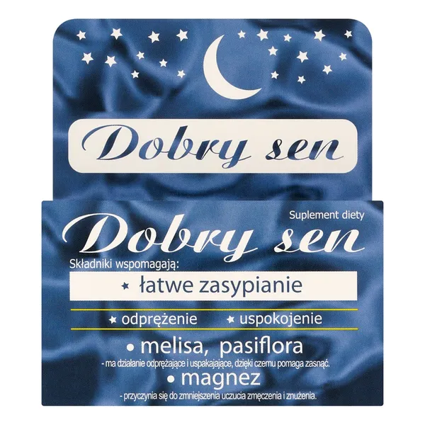 Dobry Sen Melisa Passiflora Magnez B6 30 tabletek [Dobry Sen]
