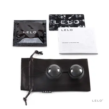 Lelo Luna Beads Noir, kulki gejszy, 1 szt.