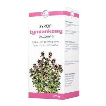 Sirupus Thymi compositum, syrop, 125 g