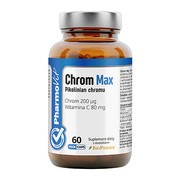 Clean Label Pharmovit, Chrom Max Pikolinian chromu, kapsułki, 60 szt.