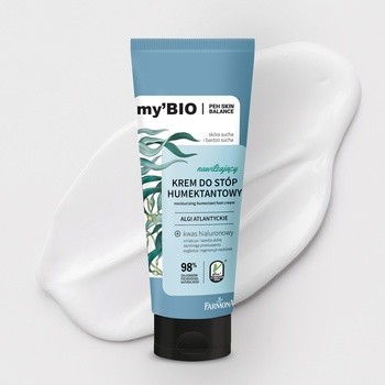 my'BIO, nawilżający krem do stóp, humektantowy, 100 ml