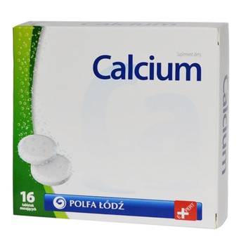 Calcium Polfa Łódź, tabletki musujące, 16 szt.