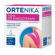 Ortenika, taśma do kinezjoterapii, 5 cm x 5 m, różowa, 1 rolka https://azcdn.doz.pl/image/d/product/07376a78-scale-180x180.png