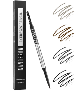 Nanobrow Eyebrow Pencil, kredka do precyzyjnego makijażu brwi, Dark Brown, 1 g