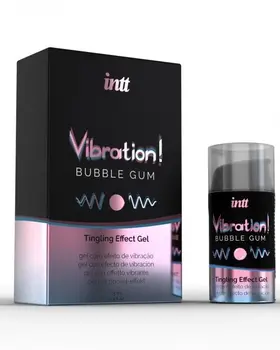 Intt Vibration! Bubble Gum, żel stymulujący, 15 ml