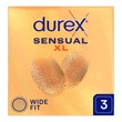 Durex Sensual XL, prezerwatywy super cienkie, 3 szt.