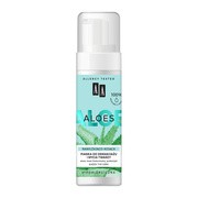 alt AA Aloes, 100% Aloe Vera Extract, pianka do demakijażu i mycia twarzy nawilżająco-kojąca,150 ml
