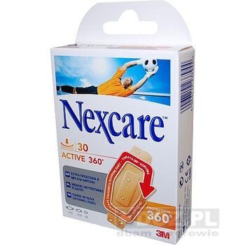 Nexcare Active 360, plastry, 30 szt