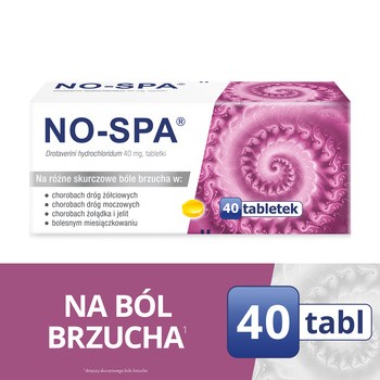 No-Spa, 40 mg, tabletki, 40 szt.