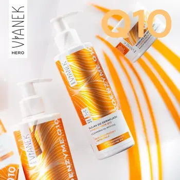 Vianek Hero Q10, olejek do demakijażu z koenzymem Q10, 195 ml
