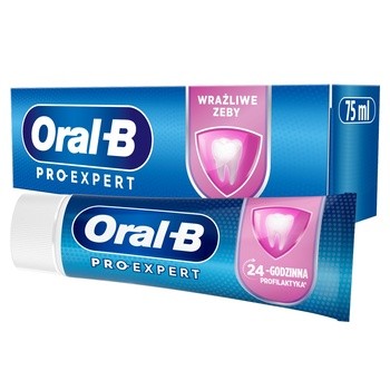 Oral-B Pro-Expert Sensitive, pasta do zębów wrażliwych, 75 ml