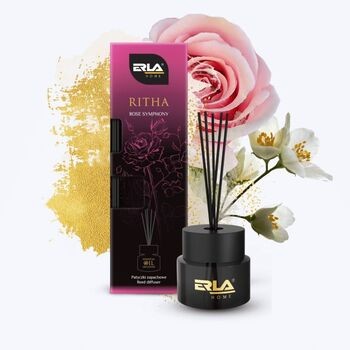 Erla Home Ritha Rose Symphony, patyczki zapachowe, 100 ml
