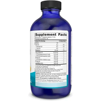Nordic Naturals, Complete Omega 1270 mg, płyn, smak cytrynowy, 237 ml