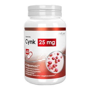 Cynk 25 mg Activlab Pharma, kapsułka, 60 szt.
