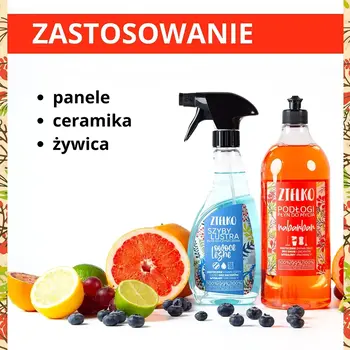 Zielko, Płyn do mycia podłóg, rabarbar, 1000 ml